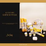 Bathroom Accessories 11 Pcs Set Color Yellow & White