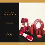 Bathroom Accessories 10 Pcs Set Color Red