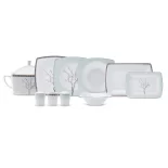 Karaca Bnayan 62 Pieces Fine Pearl Dinner Set For 12 Persons